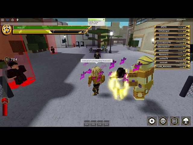 Dio VS Jotaro but roblox (Your Bizarre Adventure)