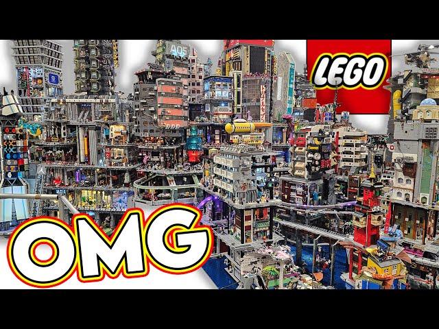 This LEGO City is HUGE! My Last Day at Brickworld VLOG