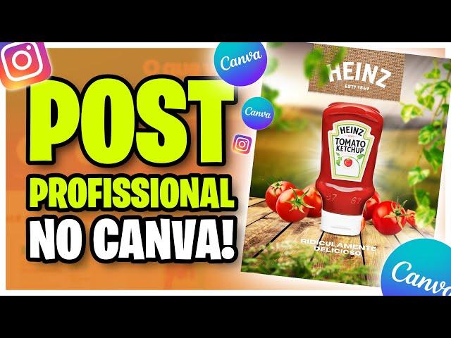 Criando do ZERO Um POST Profissional no CANVA! (PASSO A PASSO)