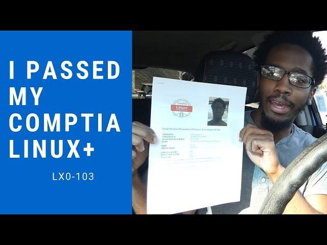 I Passed My CompTIA Linux+ Lx0-103 | Books and resources