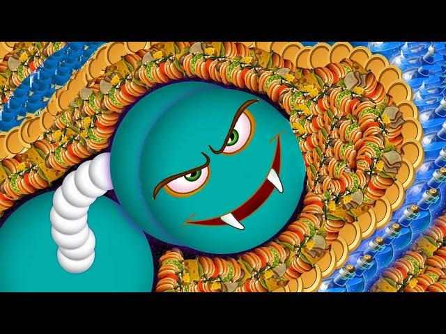 WORMSZONE.IO 10,800,000+ SCORE BIGGEST SLITHER SNAKE TOP 2022  Epic Worms Zone Best Gameplay