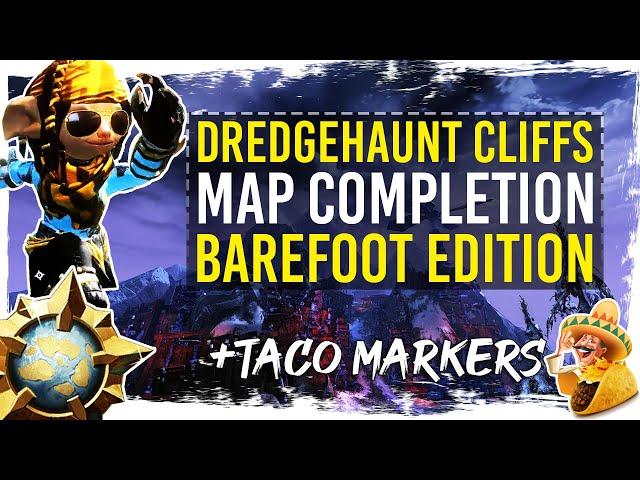 Guild Wars 2 - Dredgehaunt Cliffs Map Completion with TacO Markers