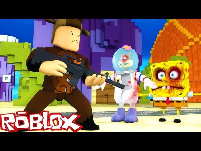 Roblox Adventures / Terror in Bikini Bottom Ep 3 / ZOMBIE SPONGEBOB & EVIL SANDY ATTACK!