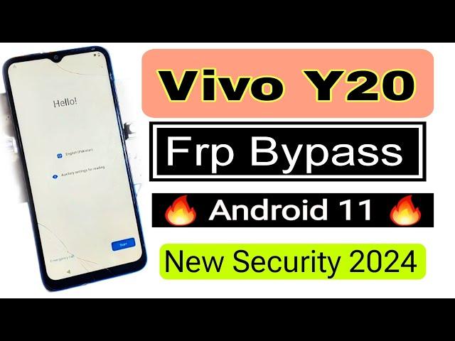 Vivo Y20 Frp Bypass Android 11 | Vivo Y20A Google Account Unlock || New Method 2024