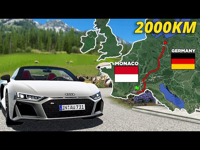 ETS2 Longest Road Trip - Monaco to Berlin | Euro Truck Simulator 2