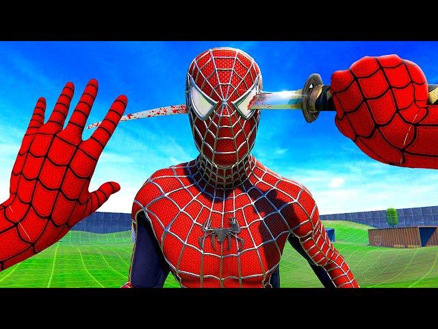 50 Ways to Kill SPIDERMAN in Virtual Reality - Bonelab VR Mods