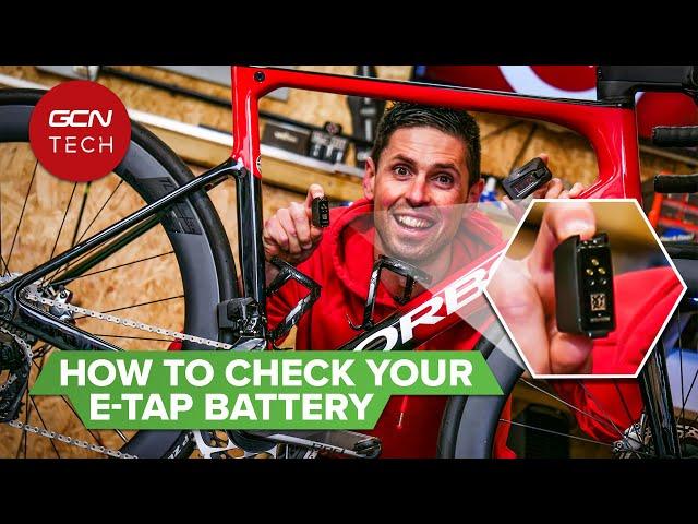 How To Check, Charge & Change A SRAM ETap Battery | GCN Tech Maintenance Monday