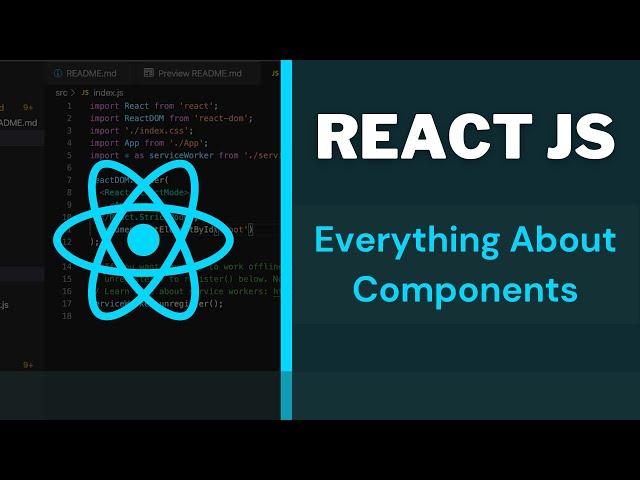 REACT JS 101 | Everything About Components | Desi Programmer