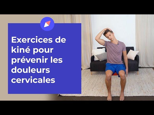 Exercices de kiné pour prévenir les douleurs cervicales #kiné