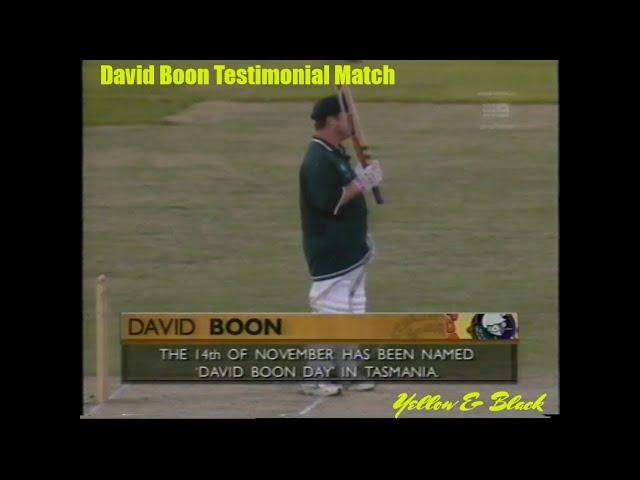 David Boon Testimonial Match 1996