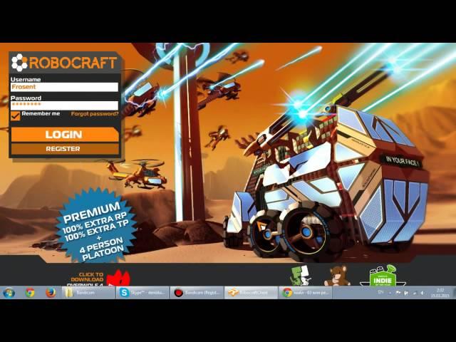 Обзор и регистрация игры Robocraft