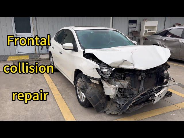 Restoring a Nissan Car After Front-End Collision