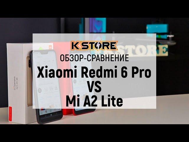 Обзор сравнение Xiaomi Redmi 6 Pro VS Mi A2 Lite