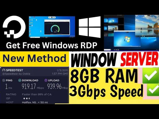 How to Create Free RDP Window Server  | Free RDP | Free VPS