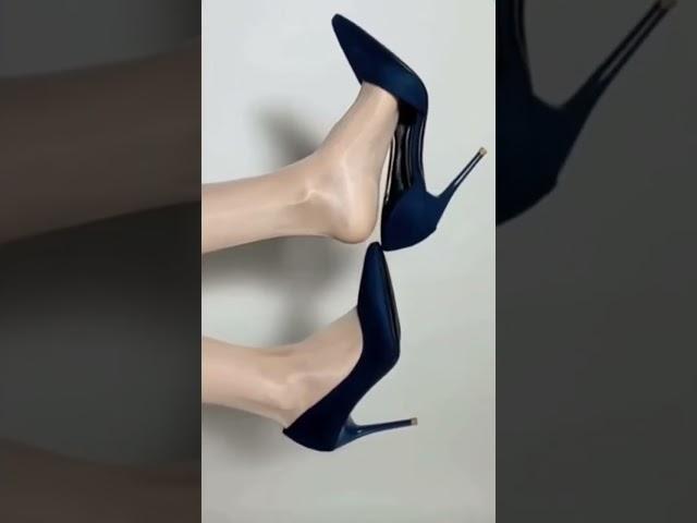 Ultra-thin shiny skin pantyhose heels#legs #beauty#nylon #stockings #fashion #pantyhose #heels