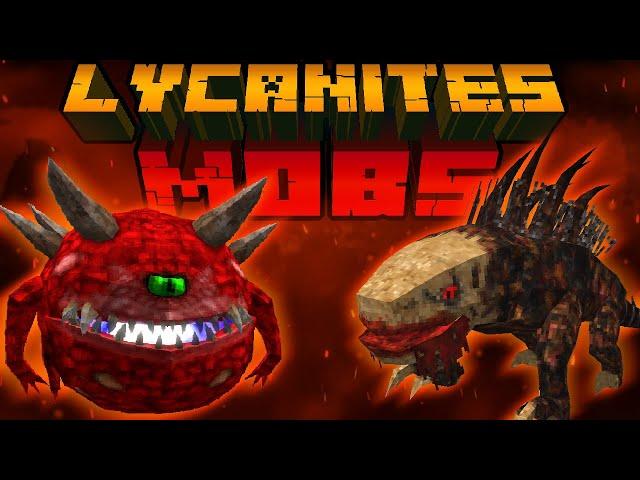 LYCANITES MOBS ПОЛНЫЙ ОБЗОР НА ГЛОБАЛЬНЫЙ МОД НА ХАРДКОРНЫХ МОБОВ В MINECRAFT ГАЙД ПО МОДУ ЛИКОНИТЫ