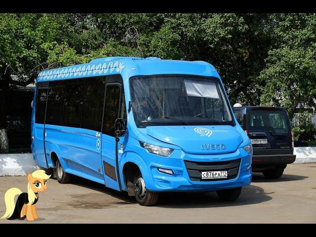 Поездка на микроавтобусе IVECO Daily (Нижегородец-VSN700) С 876 РА 777 Маршрут № 965 Москва