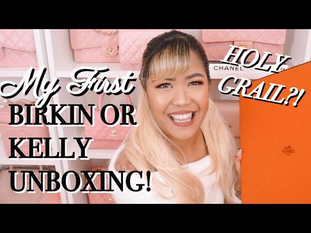 HERMÈS DREAM BAG UNBOXING!!!!  My First Birkin or Kelly!!!!!  xsakisaki