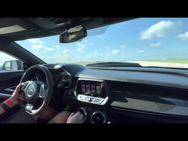 2018 Camaro ZL1 1LE Half mile run :Part 1