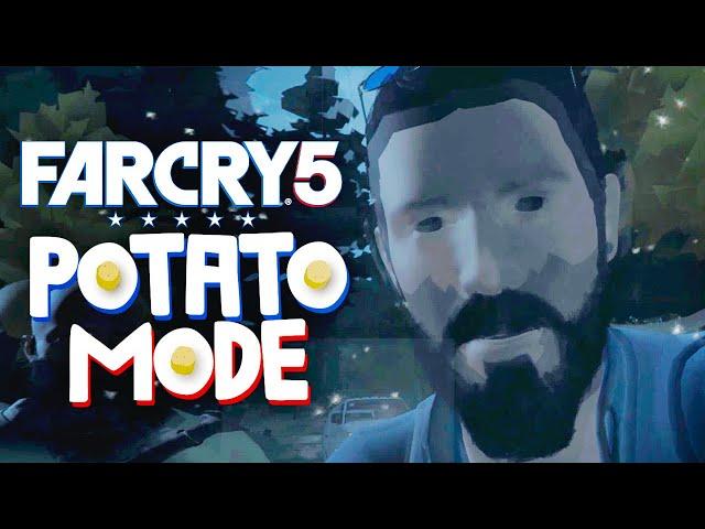 Far Cry 5's Lowest Settings Brings Us To Tears | Potato Mode