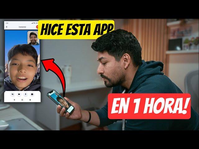 Desarrollé una App de Videollamadas en 1 hora