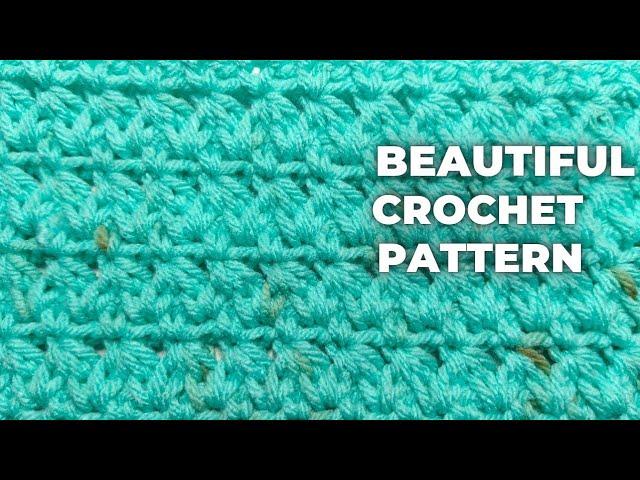 ONLY 2 ROWS! Easy Crochet Pattern for Baby blanket,Scarf,Cardigan,Socks,Muffler for beginners