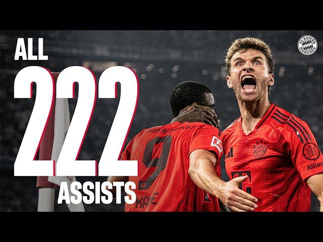The magical Raumdeuter: ALL Thomas Müller assists for FC Bayern! 