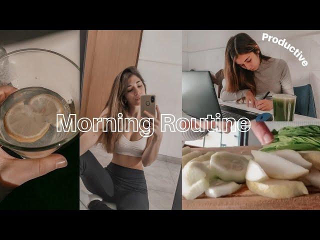 Mi rutina de mañana productiva (My Morning Routine) | 100% realista, Glow up