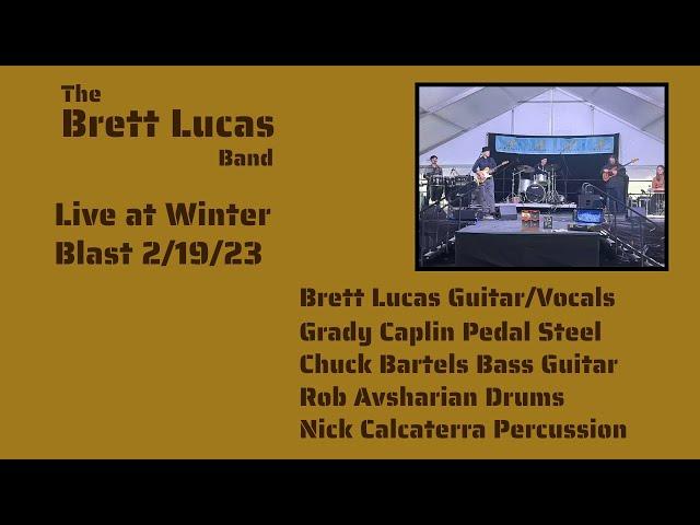 The Brett Lucas Band live at 2023 Winter Blast performing Wrong Place Right Time.