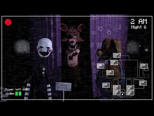 FNAF 1 in REAL TIME ll Purple Guy returns SFM Animation (fanmade)