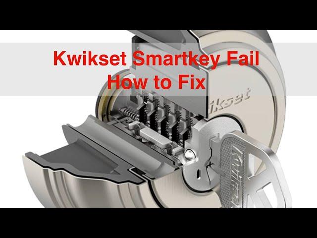 KWIKSET SMARTKEY RESET - HOW TO RESET SMARTKEY