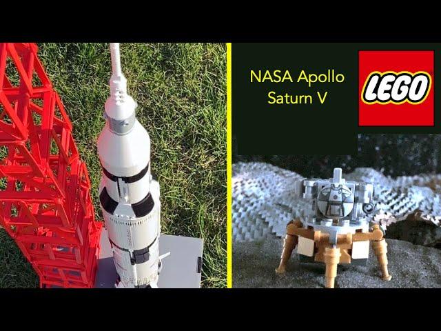 LEGO Saturn V Apollo 11 Landing on the Moon