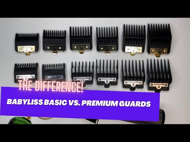  The DIFFERENCE between BaByliss Pro PREMIUM guards & STOCK guard clips for Trimmer FX Barberology