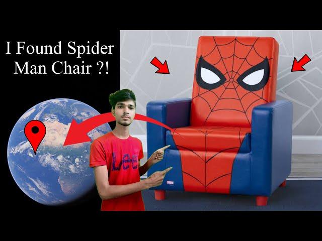 I Found Giant Spider Man Chair Google Maps and Google Earth In Real Life #map #earth #universala2z