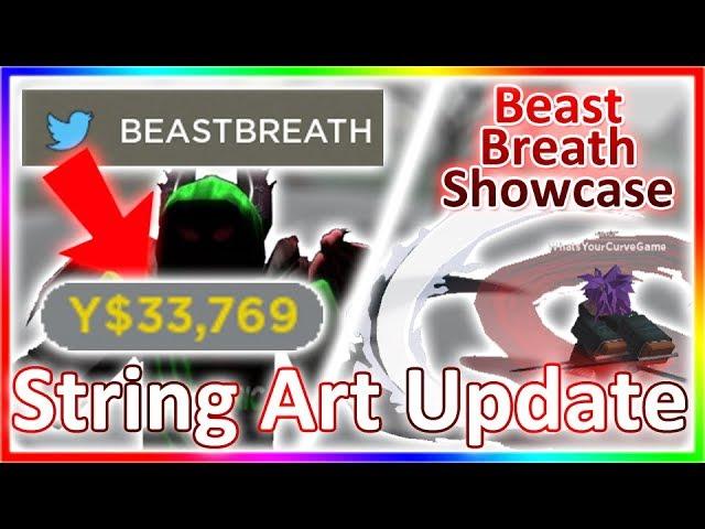 ⭐Ro Slayers STRING ART Update • NEW CODE Beast Breathing SHOWCASE • String Demon Art