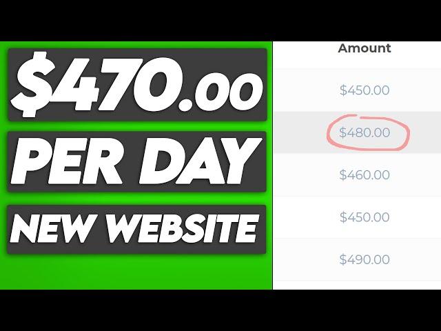 Earn $430.00+ Per Day Using NEW Website (FREE) Make Money Online 2021