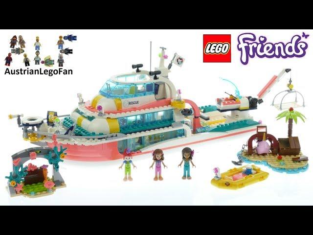 Lego Friends 41381 Rescue Mission Boat Speed Build