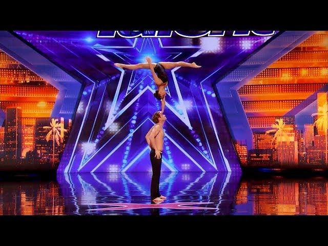 SEXIEST Audition! Acrobatic Dance Duo Excites The AGT Judges - America's Got Talent 2019