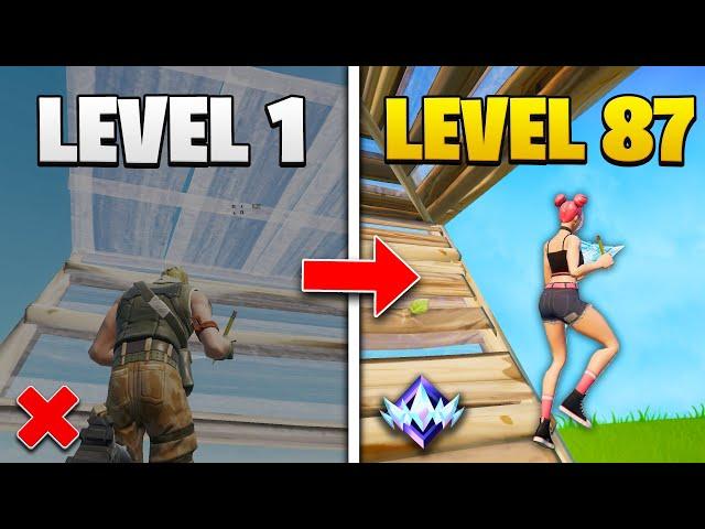 Levels 1 to 100 of Building in Fortnite! (Beginner to Advanced)