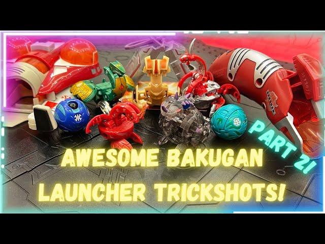 AWESOME BAKUGAN LAUNCHER TRICKSHOTS! (Part 2)