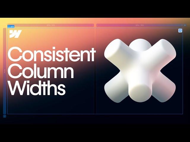 Consistent Grid Column Widths in Webflow