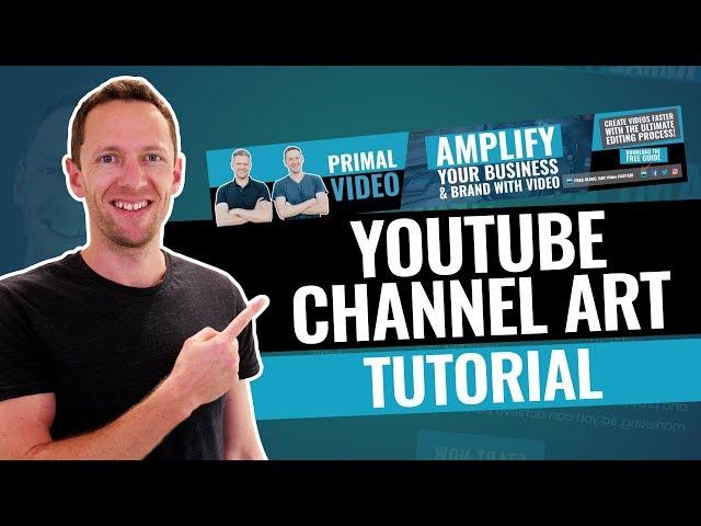 How to Make a YouTube Banner (YouTube Channel Art Tutorial!)