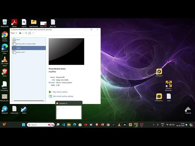 How to export from VMware workstation Player(Non-commerical use)