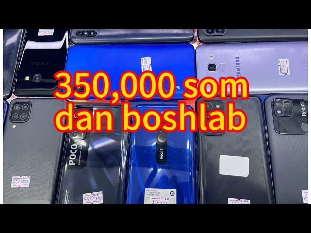 Telefonlar Sotiladi 350,000 so’m dan boshlab barcha turdagi telefo’nlar bor bepul dastafka UZB