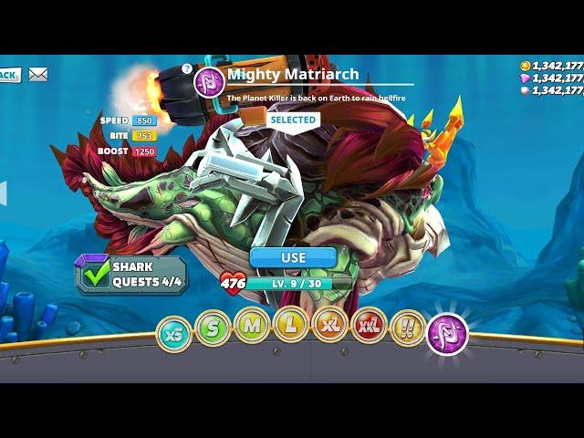 Hungry Shark World | Using The Big MIGHTY MATRIARCH!!