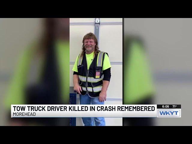 Tow truck driver killed in crash remembered