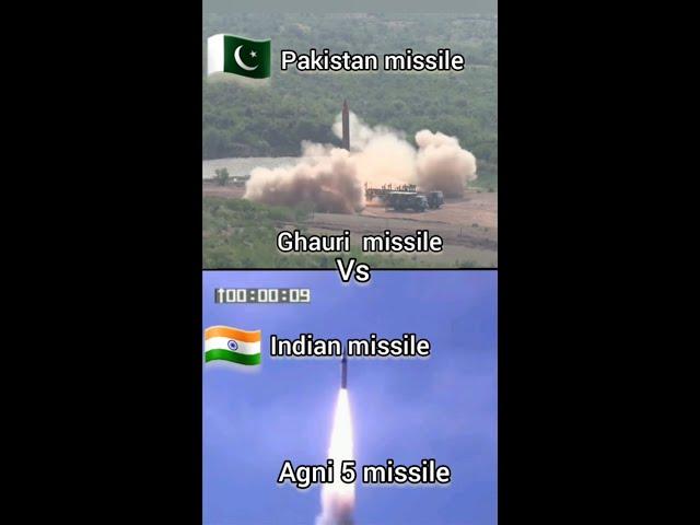 India vs Pakistan missile test || ghauri 3 missile vs agni 5 missile #missile #indiamissile  #agni5