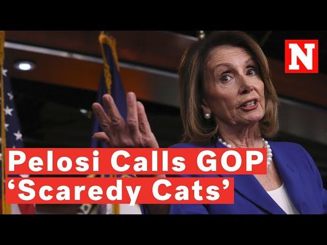 ‘Fear Of The Truth’: Nancy Pelosi Hits At 'Scaredy Cat' Republicans