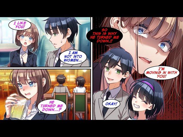 [Manga Dub] I turned down a confession from the most popular receptionist at work and..