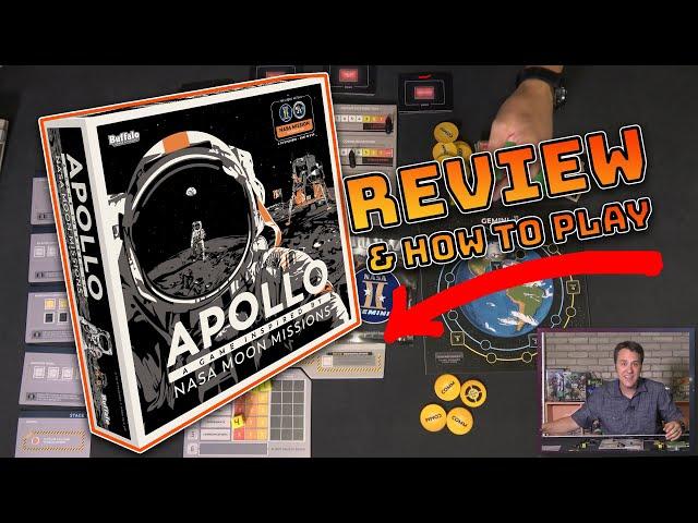 Apollo: A Game Inspired By NASA Moon Missions Review and How to Play | Asymmetric Co-op in Space!